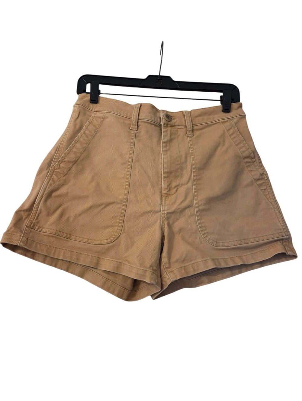 Madewell Khaki High-Rise Utility Shorts